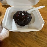 Vegan chocolate cake    at Choco Cafe Restaurant and Coffee Shop in Monteverde