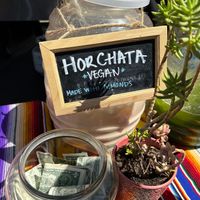 Horchata  at Tacos Don Pepe in Petaluma