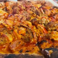 Vegan Brothers Pizza at PLANTS Kitchen & Bar in Almaty