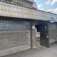 Entrance (a bit hard to find) at PLANTS Kitchen & Bar in Almaty