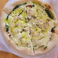 Fiorentina pizza at PLANTS Kitchen & Bar in Almaty