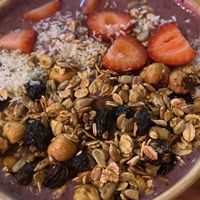 Smoothie bowl  at PLANTS Kitchen & Bar in Almaty