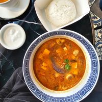 Tom yum at PLANTS Kitchen & Bar in Almaty