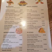 Fully vegan menu at PLANTS Kitchen & Bar in Almaty