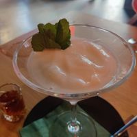 Lemon sorbet at RIONE in Riga