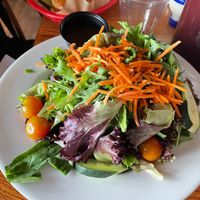 Salada da casa at Toll Road Restaurant in Death Valley
