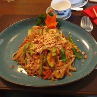 Vegetarian pad thai at Asia Restaurant Lotus in Wasserburg