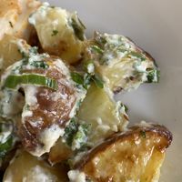 Potatoes were next level delicious  at Manna Haven in Byron Bay