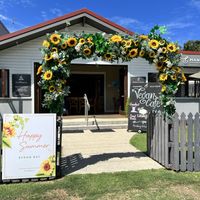 Outside  at Manna Haven in Byron Bay