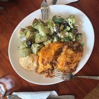 Vegan deliciousness  at Manna Haven in Byron Bay