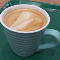 Oat latte at Box Hill Café in Tadworth