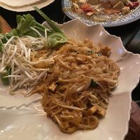 Pad Thai vegan and stir fry veggies  at Molly's Tavern in Phuket