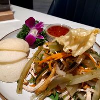 Vegan salad at Sesame Vegetarian Cuisine in Ho Chi Minh City