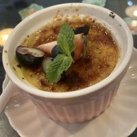 Crème brûlée  at Joys Cafe - 悅素 in Kowloon