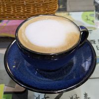 Oat milk latte at Joys Cafe - 悅素 in Kowloon