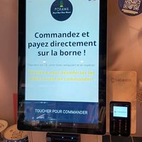 Ordering system at POKAWA in Nimes