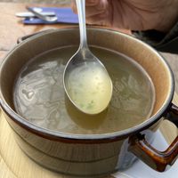 Heldere groentenbouillon  at De Watermolen in Denekamp