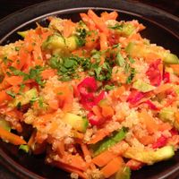 BioFresh quinoa with vegetables at BIOFresh 1 in Timisoara