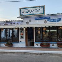 Very popular Greek restaurant with vegan options s at Taverna Ouzaki in Rhodes