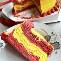 🇪🇸 Vegan Napoleon for my husband's birthday at 2022_bak in Yerevan