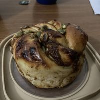 Pumpkin spice apple bun  at 2022_bak in Yerevan