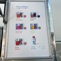 Donut Bites Menu - All Vegan by Default  at PDX - Blue Star Donuts in Portland