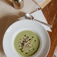 Pea Cream Soup at Penzion St. Martin in Spisske Podhradie