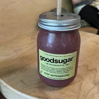 Berry smoothiee  at Goodsugar in New York City