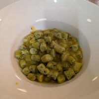 Gnocchetti zucca e porro at Welldone Cils Social Food in Cesena