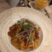 Pasta  at La Mouka in Prague