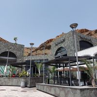 The outside of the restaurant. at Taj Palace - Mogan Mall in Gran Canaria