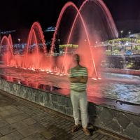Nearby Fountain display at Taj Palace - Mogan Mall in Gran Canaria
