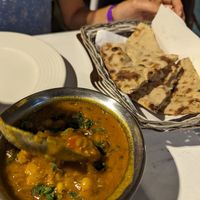 Curry & roti at Taj Palace - Mogan Mall in Gran Canaria