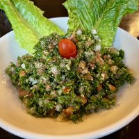 tabbouleh salad.  at Khalo Naser Syrian Cuisine & Lounge in Corvallis