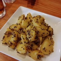 Delicious Aaloo Jeera potatoes at Mama Papa in Odawara