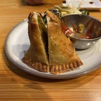 Samosas (comes with two)  #Veganuary at Mama Papa in Odawara