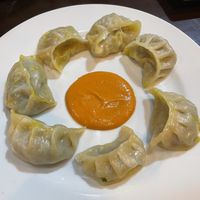 Veggie Momo (gyoza like)   at Mama Papa in Odawara