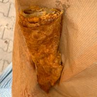 Banitza with red lentils (4,90 lv) at Sunmoon - Septemvri in Sofia