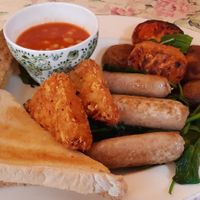 Vegan breakfast at The Fabulous Tearoom in South East London