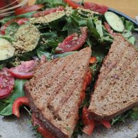 Sandwich at portal cafe in Uberlingen