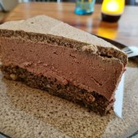 Tiramisu Cake with espresso layer at portal cafe in Uberlingen