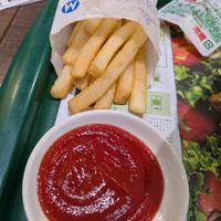 Medium fries at Mos Burger in Kagoshima