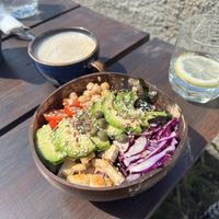 Vegan bowl with tofu   at Love Breakfast  in Fethiye