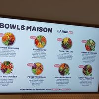 Pre made selection, last two are V at Island Poké in Nantes