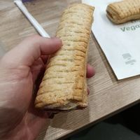 Greg's sausage roll at Greggs @ Primark Oxford St, London in London