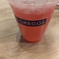 Strawberry lemonade at Greggs @ Primark Oxford St, London in London
