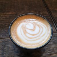 Flat white (oat) at Origin Coffee in North West London