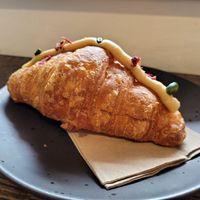 Pistachio croissant at Origin Coffee in North West London