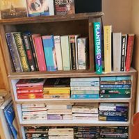 Vegan books at Namché Organics in Namche