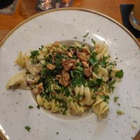 Vegan pasta ai funghi at L'Incontro in Karlsruhe